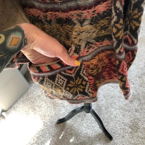 Free People Aztec Boho Wool Cardigan - Picture 5 of 8